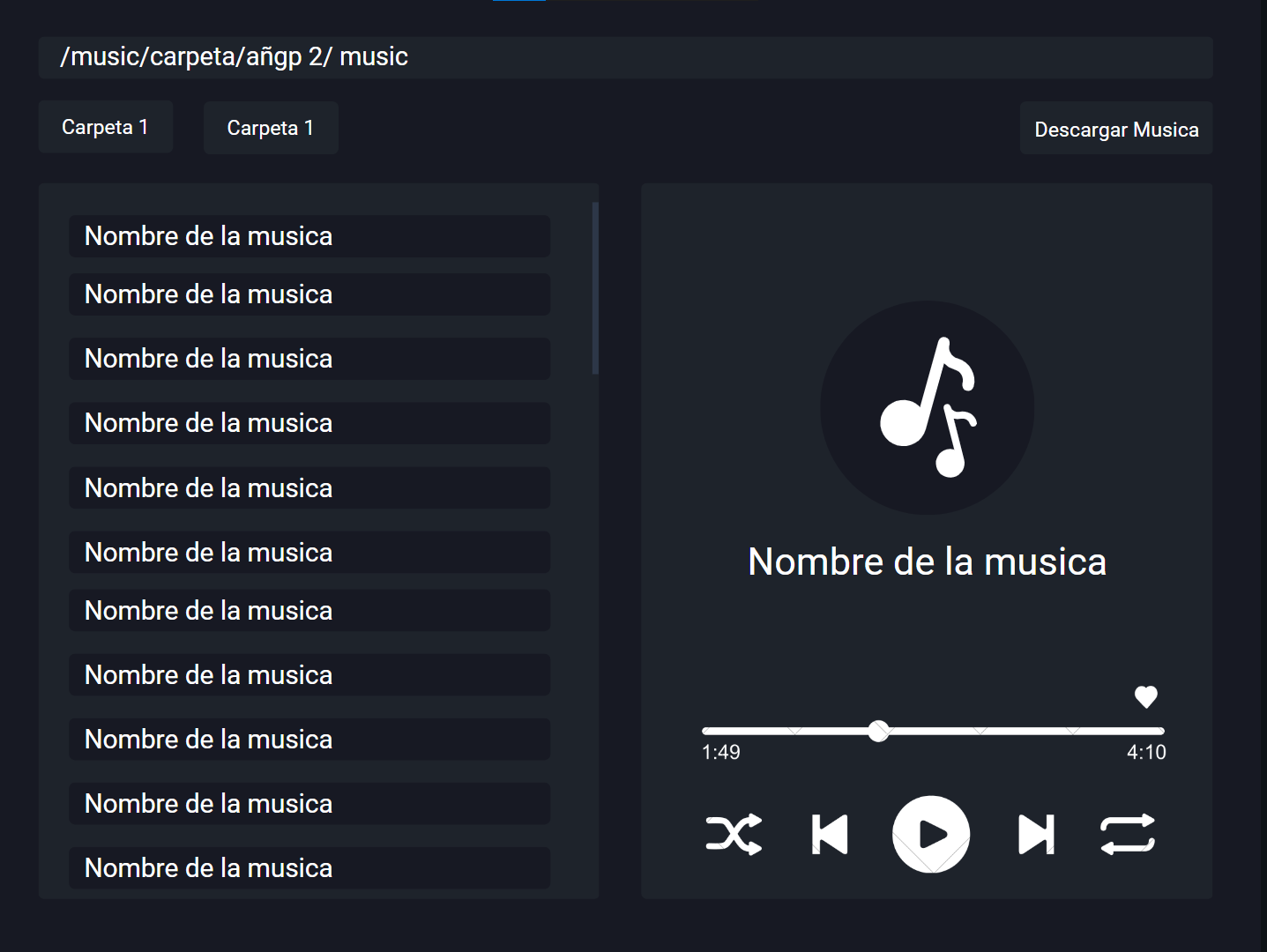 Vista previa del proyecto ElectronPlayer