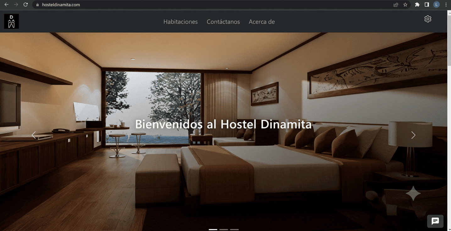 Vista previa del proyecto PF - Dinamita Hostel